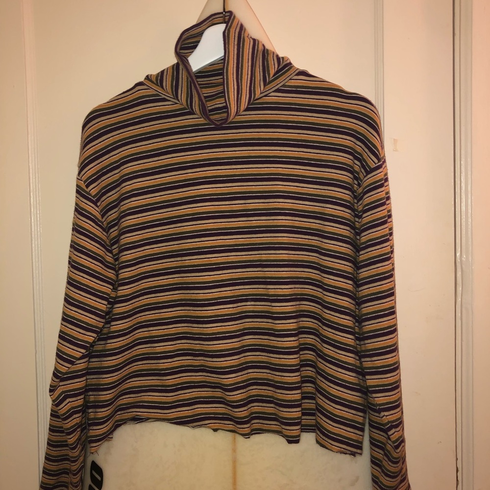 Striped Turtleneck